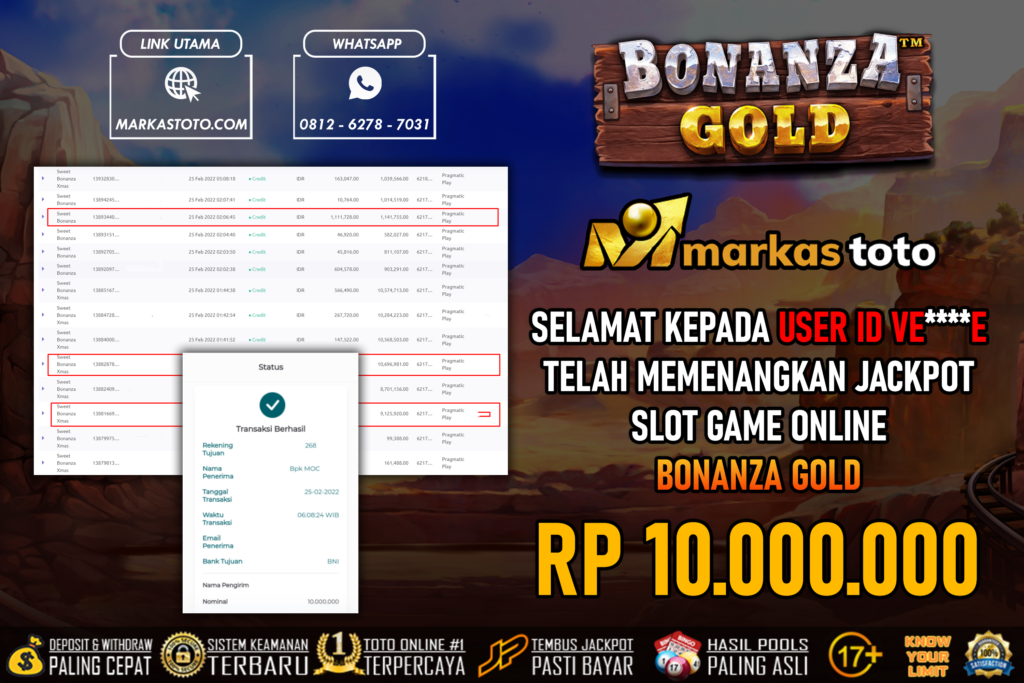 BUKTI PEMBAYARAN MEMBER JP SLOT ONLINE DI MARKASTOTO USER ID VEE