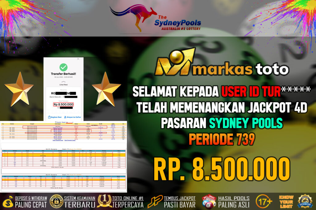 BUKTI PEMBAYARAN MEMBER JP TOGEL SYDNEY DI MARKASTOTO USER ID TUR