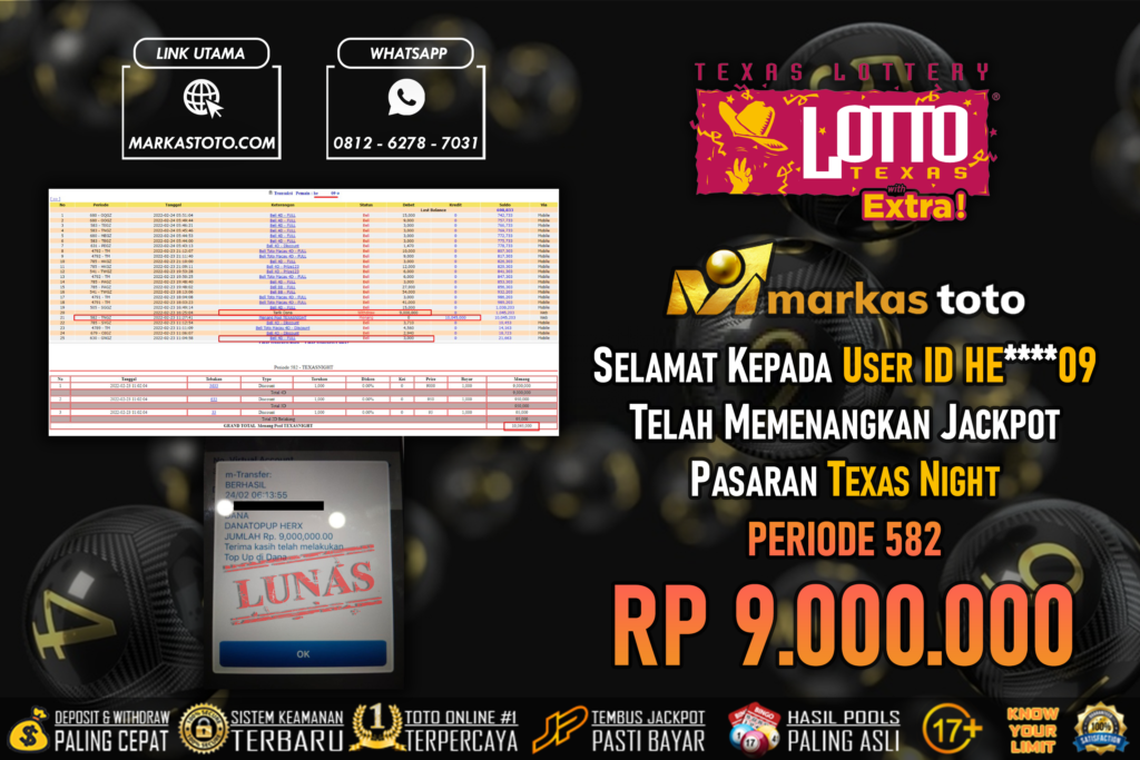 BUKTI PEMBAYARAN MEMBER JP TOGEL WLA OHIOMIDDAY DI MARKASTOTO USER ID HE09