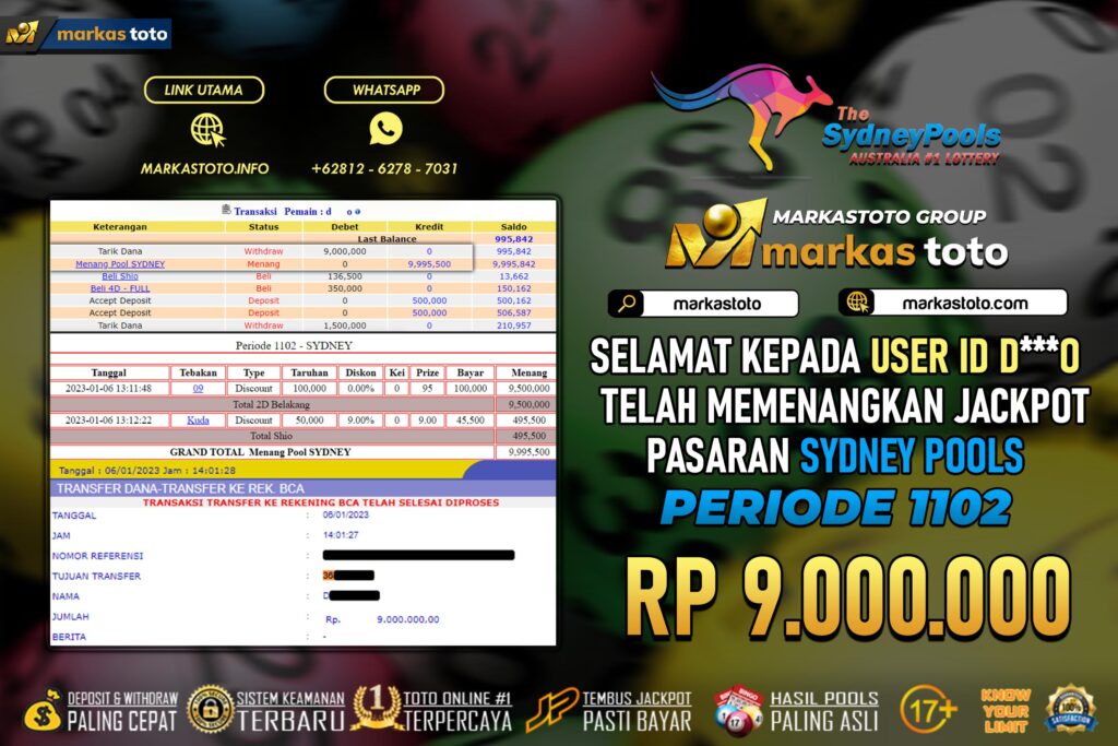 BUKTI PEMBAYARAN MEMBER JP TOGEL SYDNEY DI MARKASTOTO USER ID DO